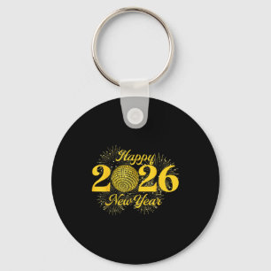 Happy New Year 2026 Countdown Party Trip Matching Keychain