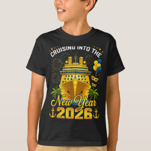 Happy New Year 2026 Cruising Into The New Year 202 T-Shirt