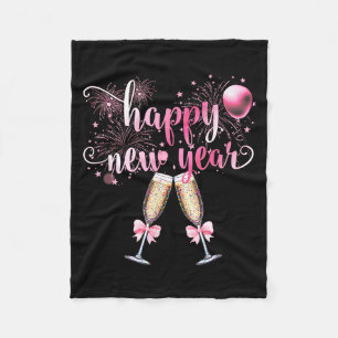 Happy New Year 2026, Cute Funny Gift Men, Women  Fleece Blanket
