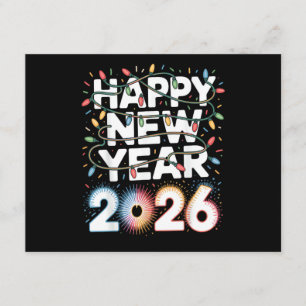 Happy New Year 2026 Enclosure Card