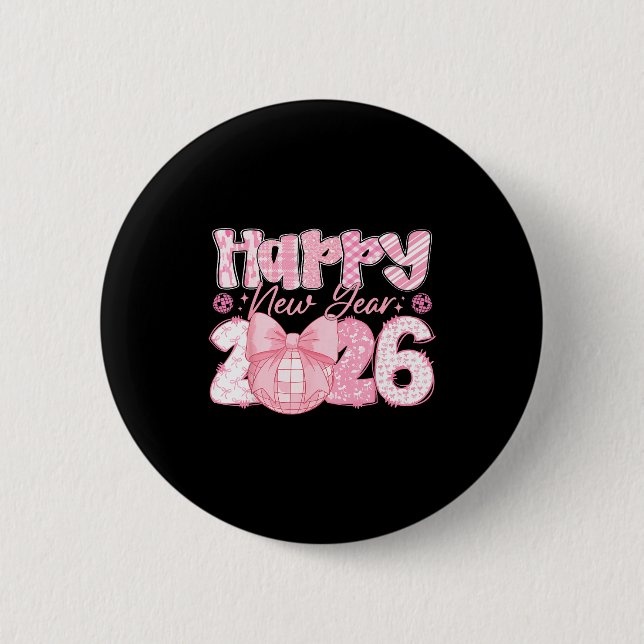 Happy New Year 2026 Eve Party Family Matching Men  2 Inch Round Button (Front)