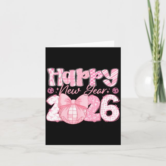 Happy New Year 2026 Eve Party Family Matching Men  Card (Front)