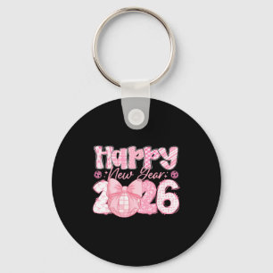 Happy New Year 2026 Eve Party Family Matching Men Keychain
