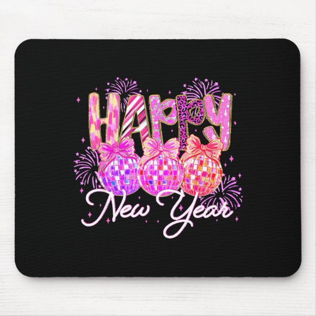 Happy New Year 2026 Family Celebration New Years E Mouse Pad (Front)