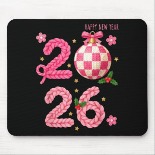 Happy New Year 2026 Family Matching Crochet Men Wo Mouse Pad