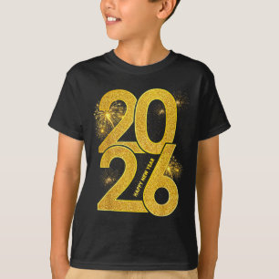 Happy New Year 2026 Firework Family Matching Men W T-Shirt