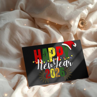 Happy new year 2026 Flat Card