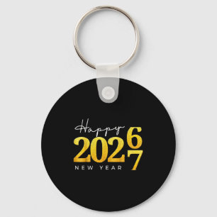 Happy New Year 2026 Funny 67 New Year Countdown Si Keychain