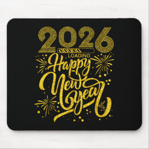 Happy New Year 2026 Funny New Years Eve Party Men Mouse Pad