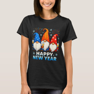 Happy New Year 2026 Gnomes Matching Family New Yea T-Shirt