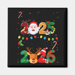 Happy New Year 2026 Goodbye 2025 Hello 2026 Men Wo Magnet