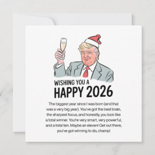 Happy New Year 2026  Holiday Card