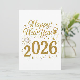 Happy New Year 2026 Invitations – Elegant Party 