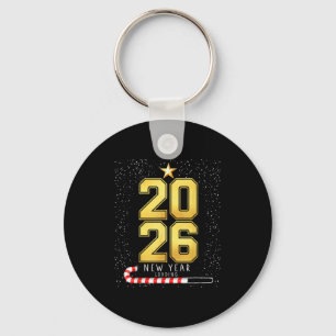 Happy New Year 2026 Loading Funny New Years Eve Pa Keychain