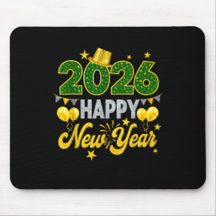 Happy New Year 2026 Matching Family Mouse Pad