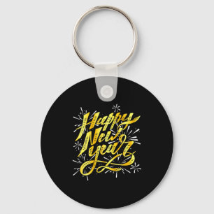 Happy New Year 2026 Men Women Kids New Year Eve Pa Keychain