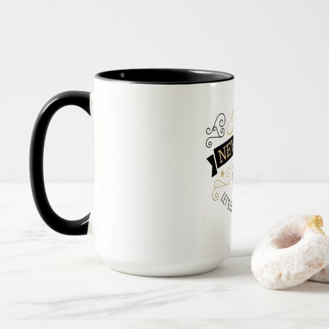 Happy New Year 2026 Mug  (Avec donut)