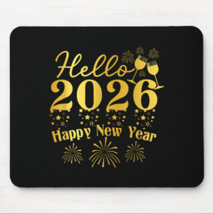 Happy New Year 2026 New Year Party Family Friends  Mouse Pad
