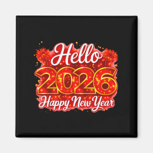 Happy New Year 2026 New Year Party S For Friends F Magnet