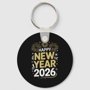 Happy New Year 2026 - New Year's Eve 2026 Keychain