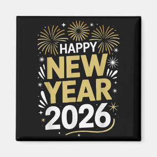 Happy New Year 2026 - New Year's Eve 2026 Magnet