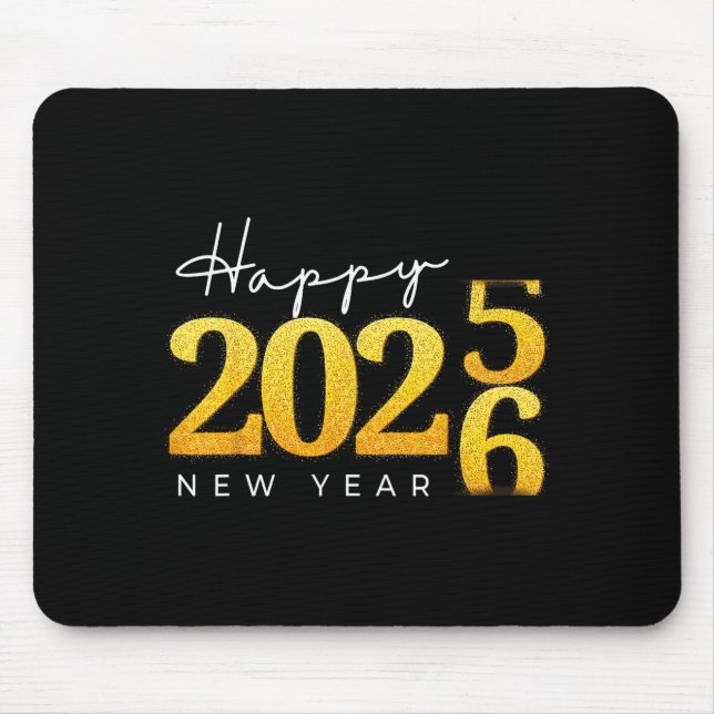 Happy New Year 2026 New Year's Eve Countdown Party Mouse Pad (Front)