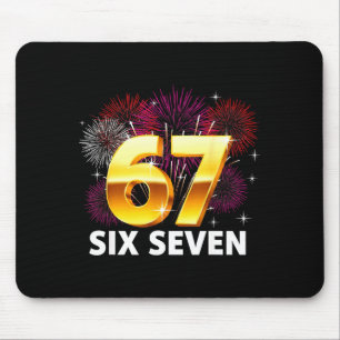 Happy New Year 2026 New Year's Eve Party 67 Six Se Mouse Pad