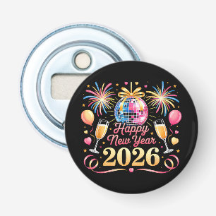 Happy New Year 2026 New Years Eve Party Countdown Bottle Opener