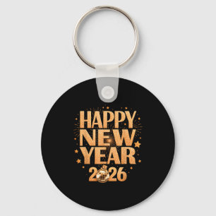 Happy New Year 2026 New Years Eve Party Countdown  Keychain