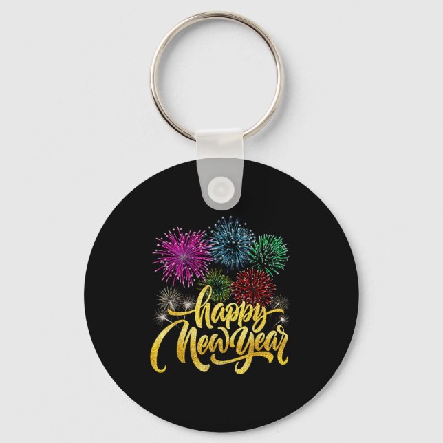 Happy New Year 2026 New Years Eve Party Countdown  Keychain (Front)