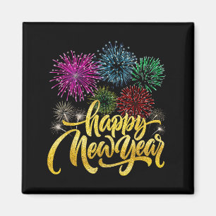 Happy New Year 2026 New Years Eve Party Countdown  Magnet
