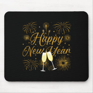 Happy New Year 2026 New Years Eve Party Countdown Mouse Pad