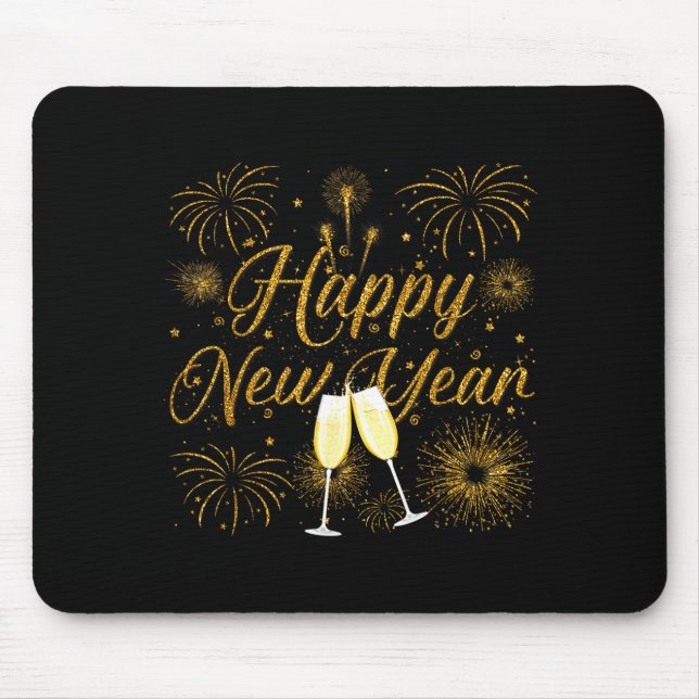 Happy New Year 2026 New Years Eve Party Countdown  Mouse Pad (Front)