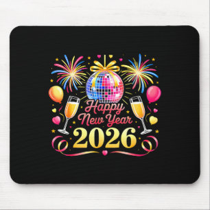 Happy New Year 2026 New Years Eve Party Countdown Mouse Pad