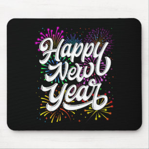 Happy New Year 2026 New Year's Eve Party Countdown Mouse Pad