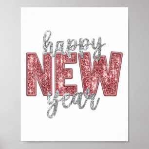Happy New Year 2026 New Year's Eve Party Countdown Poster