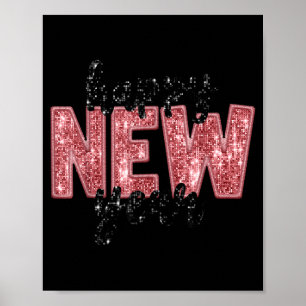 Happy New Year 2026 New Year's Eve Party Countdown Poster