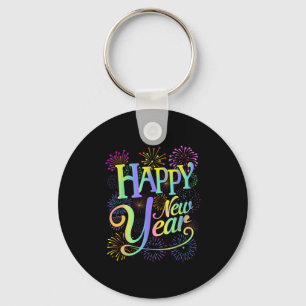 Happy New Year 2026 New Year's Eve Party Matching  Keychain