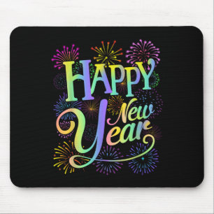 Happy New Year 2026 New Year's Eve Party Matching  Mouse Pad