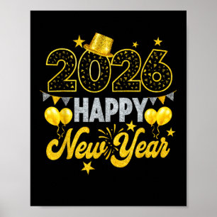 Happy New Year 2026 New Years Eve Party  Poster