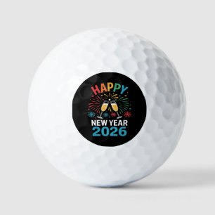 Happy New Year 2026 Party Funny New Years Eve 2026 Golf Balls