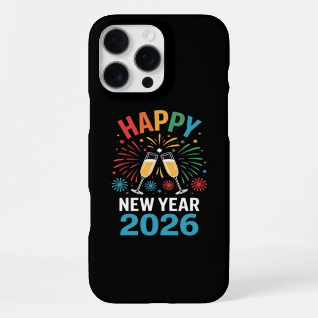 Happy New Year 2026 Party Funny New Years Eve 2026 iPhone Case (Back)