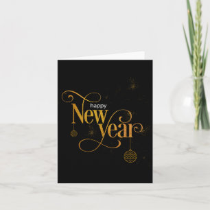 Happy New Year 2026 Party Gift Tee Card