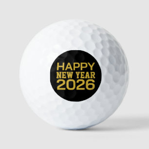 Happy New Year 2026 T-Shirt Golf Balls