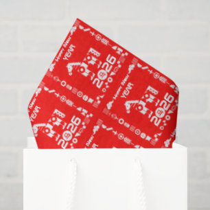 Happy New Year 2026 Tissue Paper