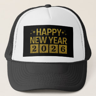 Happy New Year 2026 Trucker Hat