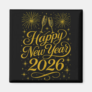 Happy New Year 2026 Womens New Years Eve Party Magnet