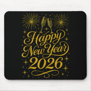 Happy New Year 2026 Womens New Years Eve Party Mouse Pad