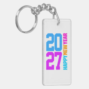 Happy New Year 2027-34568 Keychain
