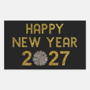 Happy New Year 2027 Sticker